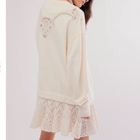 NEW! Free People Prairie sweatshirt - Picture 2 of 8